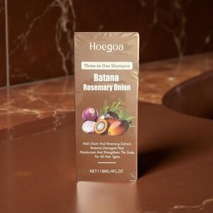 Hoegoa Three in One Shampoo Batana Rosemary Onion Extract 4 floz NIB Sealed